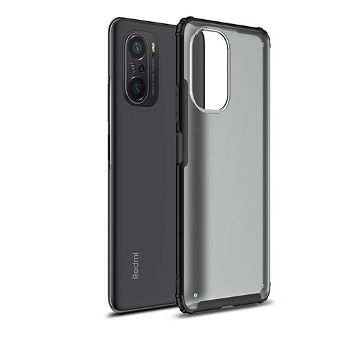 Silicone Transparent Frame Case Cover WL1 for Xiaomi Redmi K40 Pro 5G Black