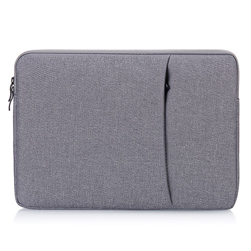 Sleeve Velvet Bag Case Pocket L04 for Huawei Honor MagicBook 15 Gray