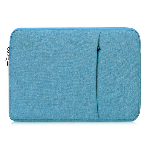 Sleeve Velvet Bag Case Pocket L04 for Huawei Honor MagicBook 15 Sky Blue