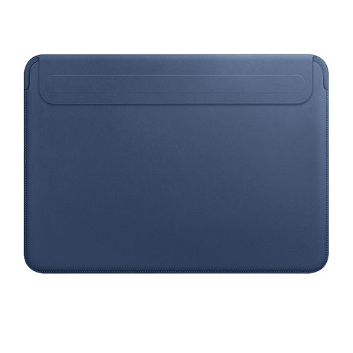 Sleeve Velvet Bag Leather Case Pocket L01 for Apple MacBook Pro 15 inch Retina Blue