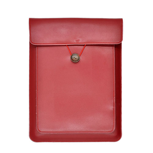 Sleeve Velvet Bag Leather Case Pocket L03 for Huawei Matebook 13 (2020) Red