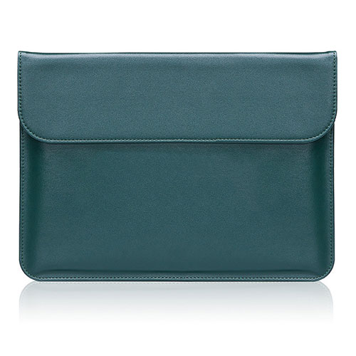 Sleeve Velvet Bag Leather Case Pocket L04 for Huawei Matebook D14 (2020) Green