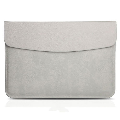 Sleeve Velvet Bag Leather Case Pocket L06 for Apple MacBook Air 11 inch Gray