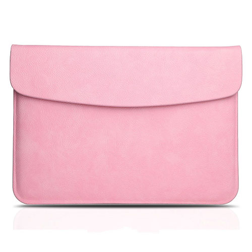 Sleeve Velvet Bag Leather Case Pocket L06 for Apple MacBook Air 13.3 inch (2018) Pink