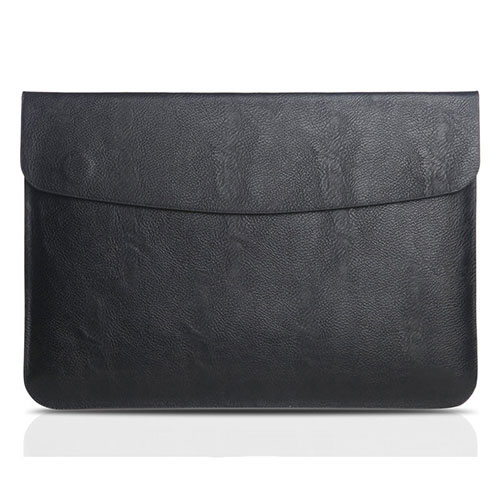 Sleeve Velvet Bag Leather Case Pocket L06 for Apple MacBook Pro 15 inch Black
