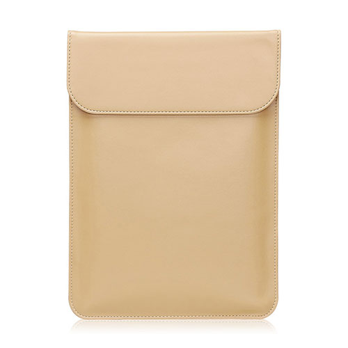 Sleeve Velvet Bag Leather Case Pocket L21 for Apple MacBook Air 13 inch (2020) Gold