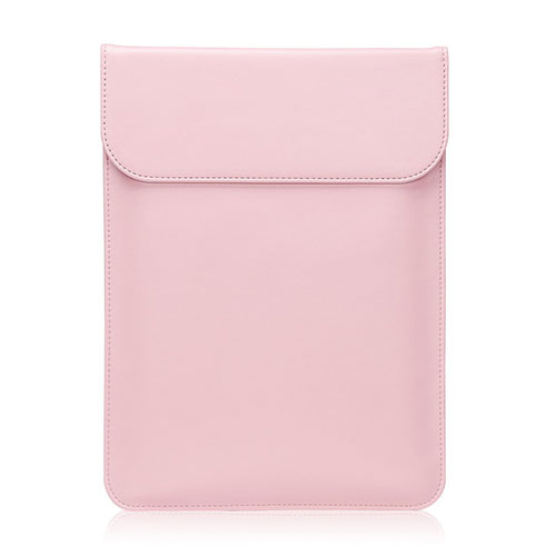 Sleeve Velvet Bag Leather Case Pocket L21 for Apple MacBook Pro 15 inch Pink