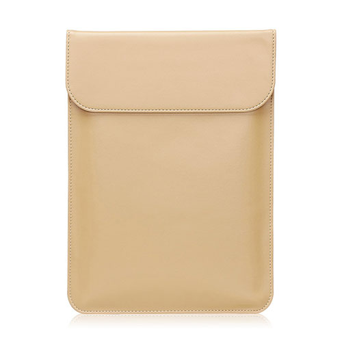Sleeve Velvet Bag Leather Case Pocket L21 for Apple MacBook Pro 15 inch Retina Gold