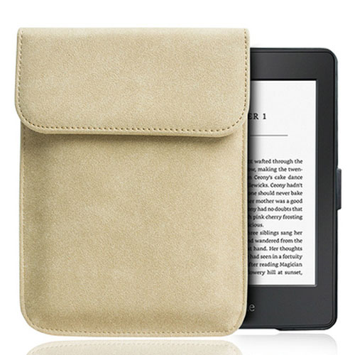 Sleeve Velvet Bag Slip Case S01 for Amazon Kindle Paperwhite 6 inch Gold