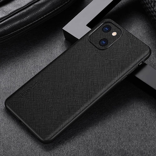 Soft Luxury Leather Snap On Case Cover A04 for Apple iPhone 14 Black