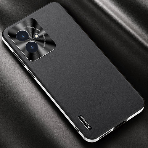 Soft Luxury Leather Snap On Case Cover AT2 for Huawei Honor 100 5G Black