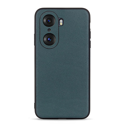 Soft Luxury Leather Snap On Case Cover B01H for Huawei Honor 60 Pro 5G Green