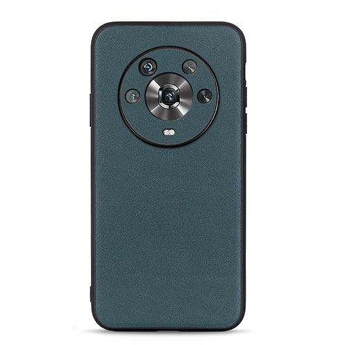 Soft Luxury Leather Snap On Case Cover B01H for Huawei Honor Magic4 5G Green