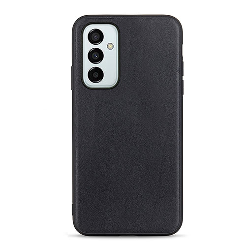 Soft Luxury Leather Snap On Case Cover B01H for Samsung Galaxy F23 5G Black