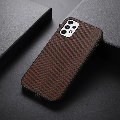 Soft Luxury Leather Snap On Case Cover B05H for Samsung Galaxy A53 5G Brown