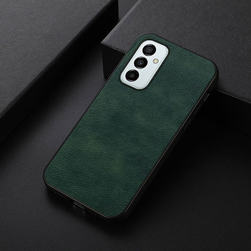 Soft Luxury Leather Snap On Case Cover B06H for Samsung Galaxy F23 5G Green