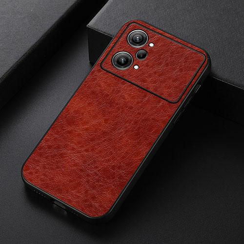 Soft Luxury Leather Snap On Case Cover B07H for Oppo K10 Pro 5G Brown