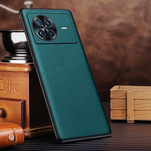 Soft Luxury Leather Snap On Case Cover DL1 for Vivo X Note Cyan