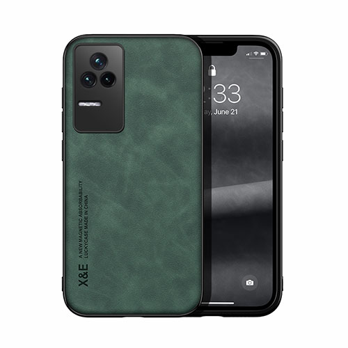 Soft Luxury Leather Snap On Case Cover DY1 for Xiaomi Redmi K50 Pro 5G Green