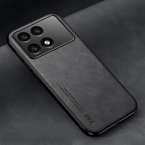 Soft Luxury Leather Snap On Case Cover DY1 for Xiaomi Redmi K70 Pro 5G Black