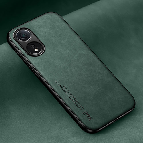 Soft Luxury Leather Snap On Case Cover DY2 for Oppo A78 4G Green