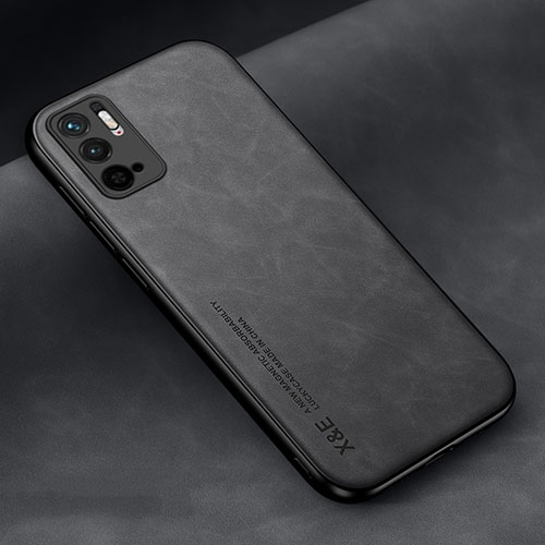 Soft Luxury Leather Snap On Case Cover DY2 for Xiaomi Redmi Note 10T 5G Black