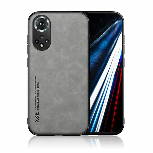 Soft Luxury Leather Snap On Case Cover DY3 for Huawei Nova 9 Pro Gray