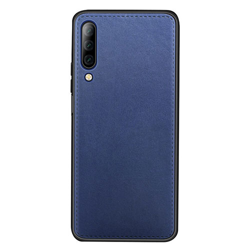 Soft Luxury Leather Snap On Case Cover for Huawei P Smart Pro (2019) Blue