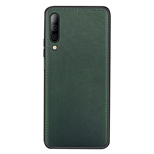 Soft Luxury Leather Snap On Case Cover for Huawei P Smart Pro (2019) Green