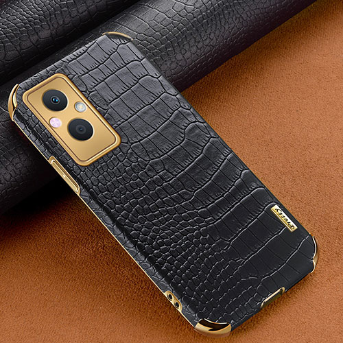 Soft Luxury Leather Snap On Case Cover for OnePlus Nord N20 5G Black