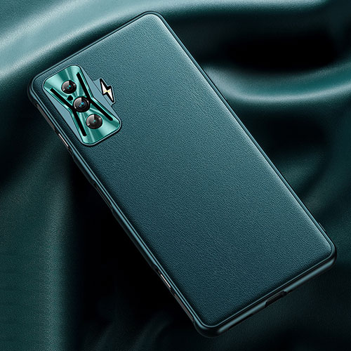 Soft Luxury Leather Snap On Case Cover for Xiaomi Poco F4 GT 5G Green