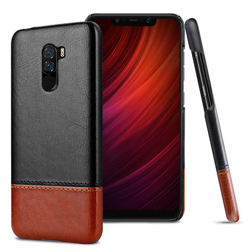 Soft Luxury Leather Snap On Case Cover for Xiaomi Pocophone F1 Mixed