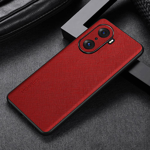 Soft Luxury Leather Snap On Case Cover GS1 for Huawei Honor 60 5G Red