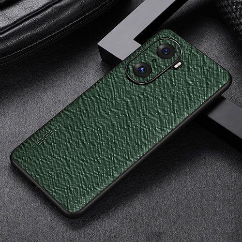 Soft Luxury Leather Snap On Case Cover GS1 for Huawei Honor 60 Pro 5G Green