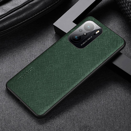 Soft Luxury Leather Snap On Case Cover GS1 for Xiaomi Mi 11X 5G Green