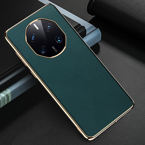 Soft Luxury Leather Snap On Case Cover GS3 for Huawei Mate 50 RS Green