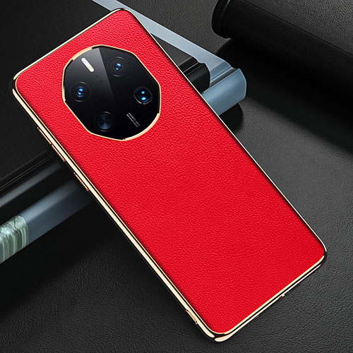 Soft Luxury Leather Snap On Case Cover GS3 for Huawei Mate 50 RS Red