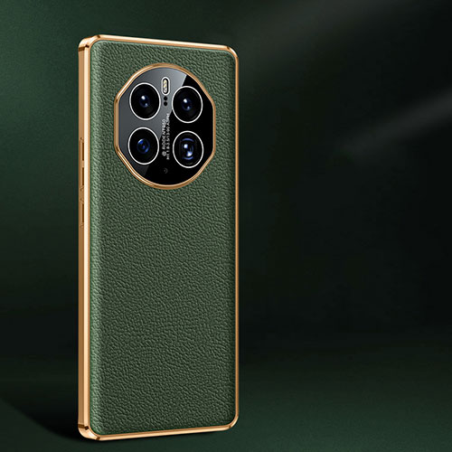 Soft Luxury Leather Snap On Case Cover JB2 for Huawei Mate 50 Pro Green