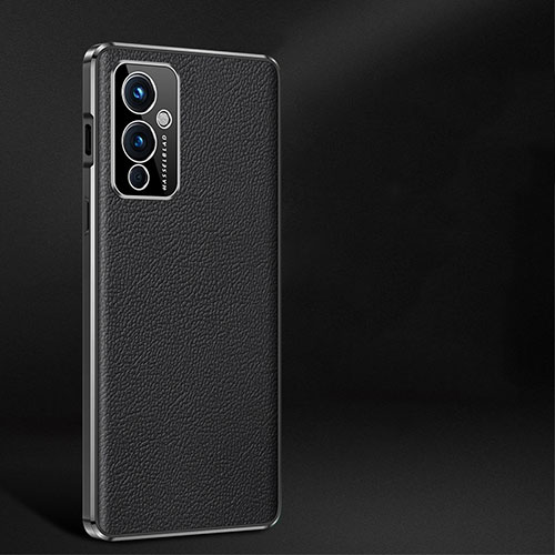 Soft Luxury Leather Snap On Case Cover JB2 for OnePlus 9 5G Black