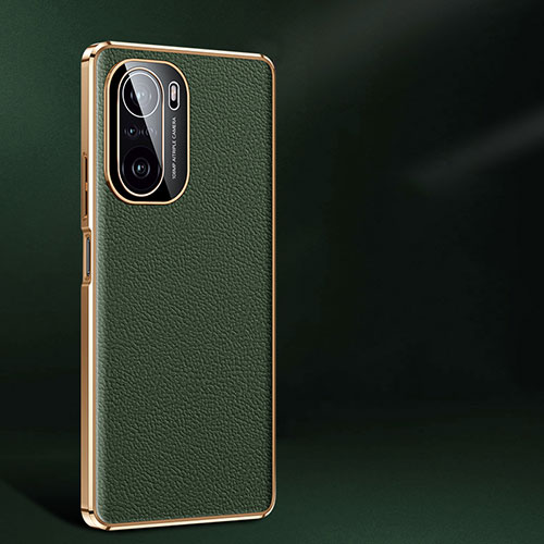 Soft Luxury Leather Snap On Case Cover JB2 for Xiaomi Mi 11X 5G Green