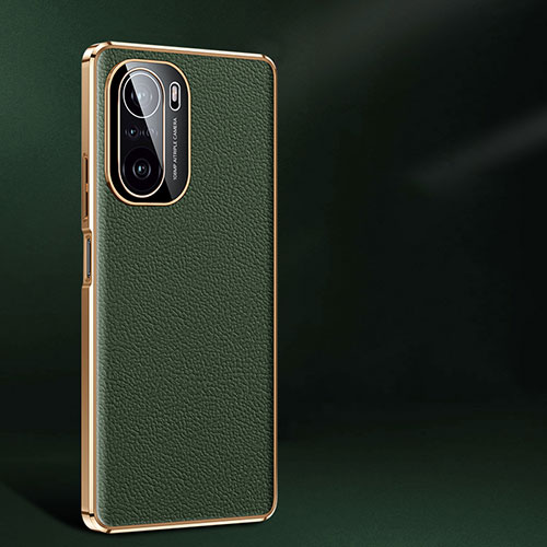 Soft Luxury Leather Snap On Case Cover JB2 for Xiaomi Mi 11X Pro 5G Green