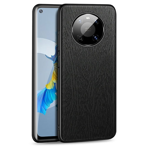 Soft Luxury Leather Snap On Case Cover K01 for Huawei Mate 40 Black