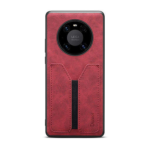 Soft Luxury Leather Snap On Case Cover MT1 for Huawei Mate 50 Pro Red