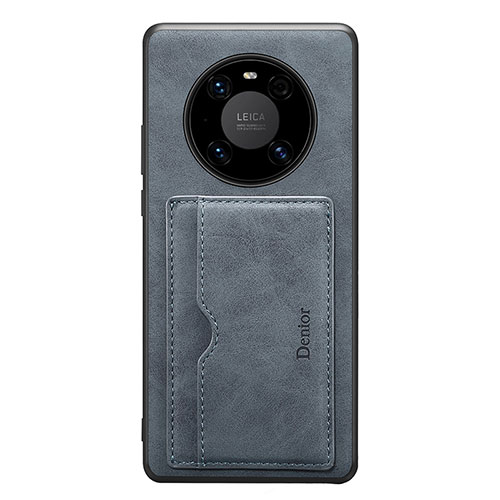 Soft Luxury Leather Snap On Case Cover MT2 for Huawei Mate 50 Gray