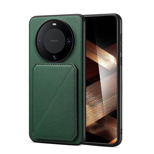 Soft Luxury Leather Snap On Case Cover MT3 for Huawei Mate 60 Green