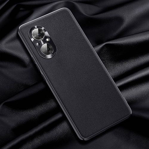 Soft Luxury Leather Snap On Case Cover QK1 for Huawei Nova 9 SE Black