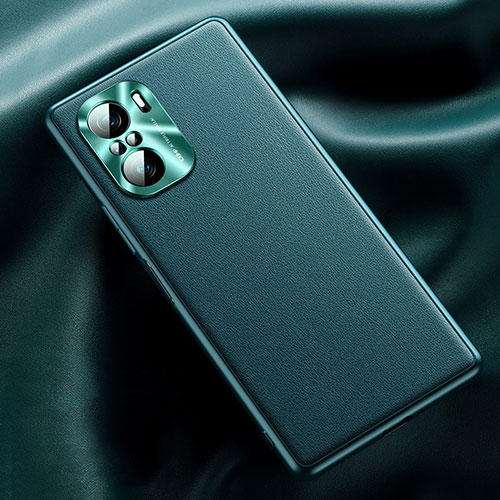 Soft Luxury Leather Snap On Case Cover QK1 for Xiaomi Poco F3 5G Green