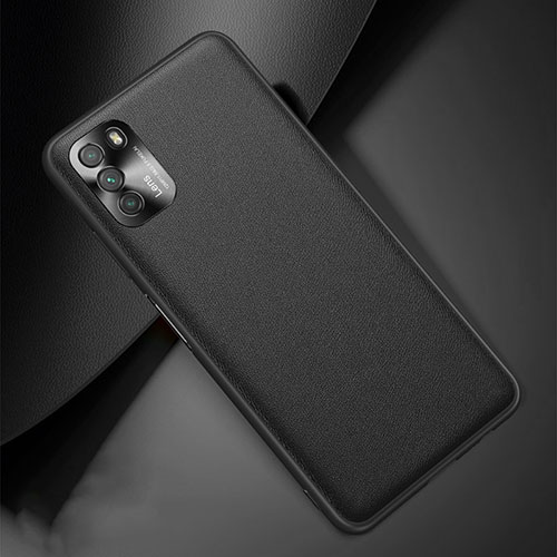 Soft Luxury Leather Snap On Case Cover QK1 for Xiaomi Poco M3 Black