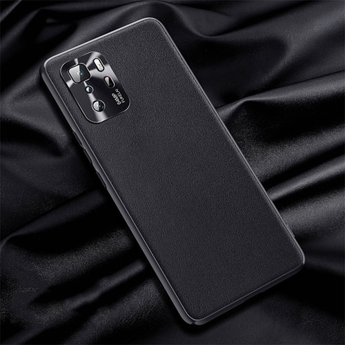 Soft Luxury Leather Snap On Case Cover QK1 for Xiaomi Poco X3 GT 5G Black