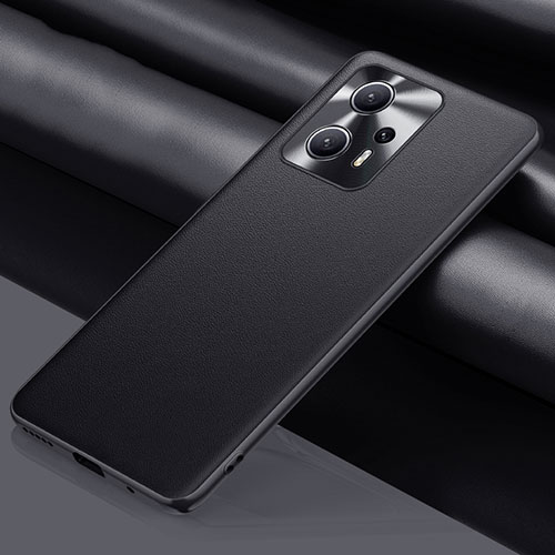 Soft Luxury Leather Snap On Case Cover QK1 for Xiaomi Poco X4 GT 5G Black